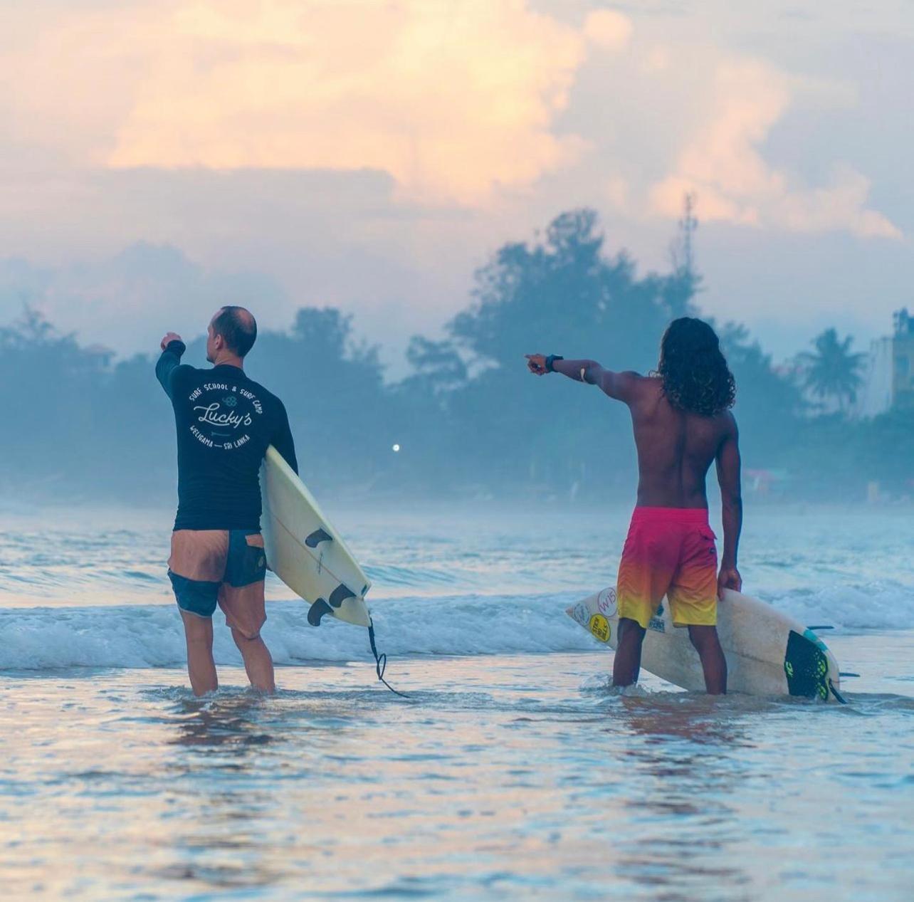 Lucky'S Surf Camp Bed & Breakfast Weligama Exterior foto